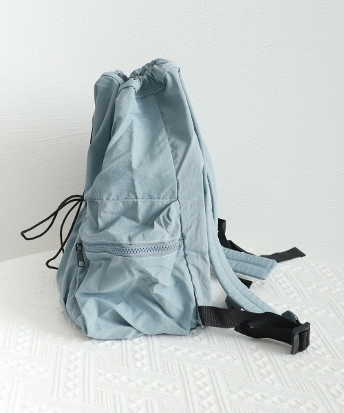 Miniministore(ミニミニストア)の「リュックサック ナイロン ドローコード(バックパック/リュック・レディース・カーキ/ブラック/ブルー/ピンク・FREE)」の21枚目の写真