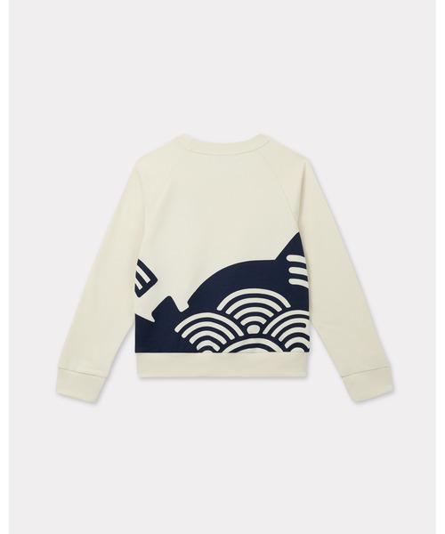 【KENZO】ロゴ入り フレンチコットンテリー生地 スウェット セール】'East West' コットン スウェット(スウェット)|KENZO