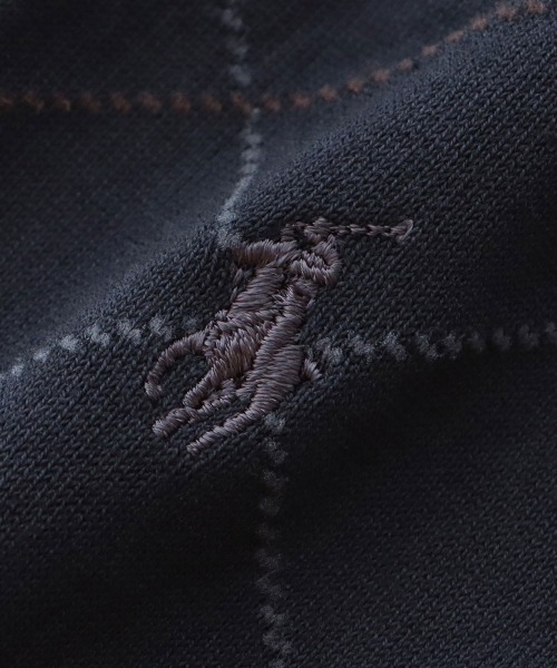 POLO RALPH LAUREN(ポロ ラルフ ローレン)の「POLO RALPH LAUREN 抗菌防臭 チェック ビジネスソックス 02042384(ソックス/靴下・メンズ・ダークネイビー/ブラック/チャコール/ネイビー・M/S/L)」の8枚目の写真