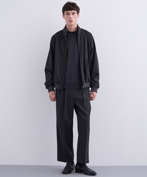 セットアップ着用可能】HARD GABARDINE スウィングトップブルゾン