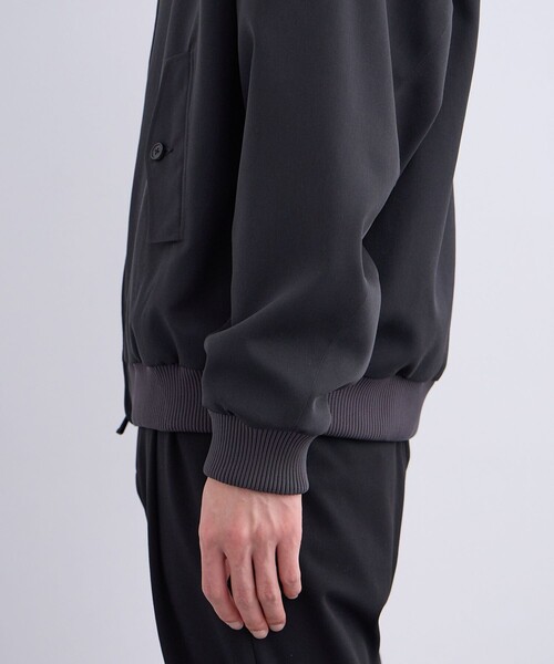 セットアップ着用可能】HARD GABARDINE スウィングトップブルゾン