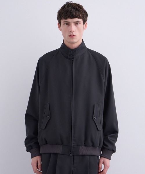 セットアップ着用可能】HARD GABARDINE スウィングトップブルゾン