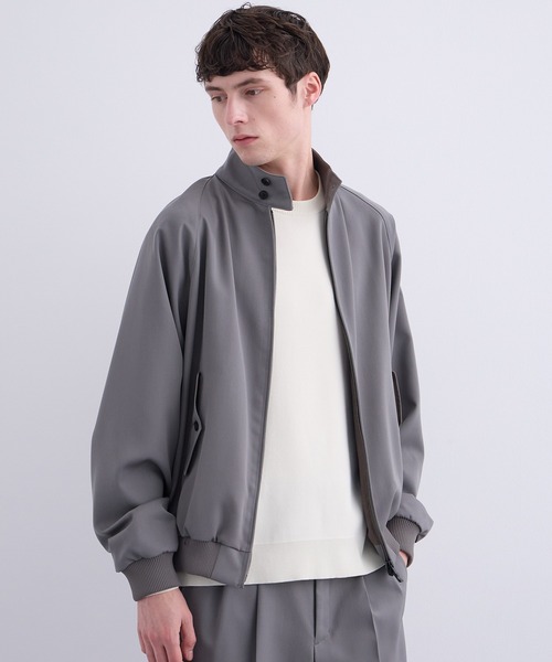 セットアップ着用可能】HARD GABARDINE スウィングトップブルゾン