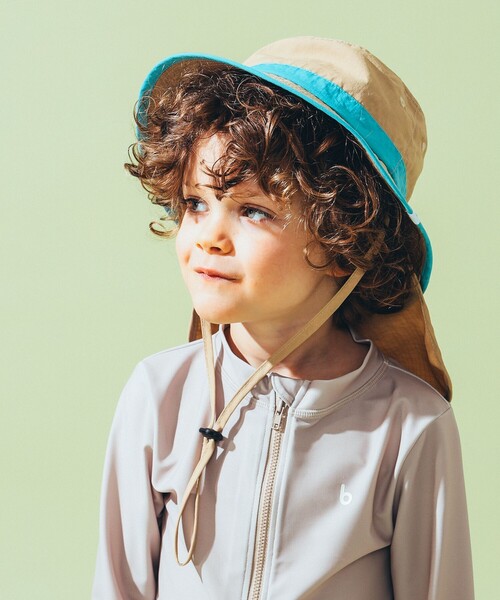 こども ビームス（コドモビームス）の「アドベンチャー ハット 2025SS（ハット・キッズ・ベージュ/オレンジ・ONE SIZE）」の2枚目の写真