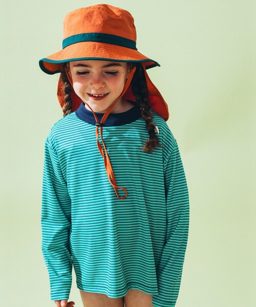 こども ビームス（コドモビームス）の「アドベンチャー ハット 2025SS（ハット・キッズ・ベージュ/オレンジ・ONE SIZE）」の5枚目の写真