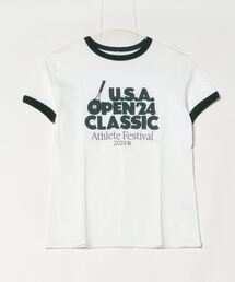 RITA / リタ TRIM T (U.S.A) トリムTシャツ リンガーTシャツ プリント