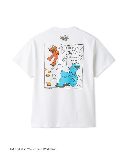 SESAME STREET(セサミストリート)の「【UNISEX】コミックアートTシャツ(Tシャツ/カットソー・レディース・イエロー/レッド/ブルー・MEDIUM/LARGE)」の20枚目の写真