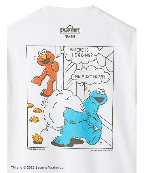 SESAME STREET(セサミストリート)の「【UNISEX】コミックアートTシャツ(Tシャツ/カットソー・レディース・イエロー/レッド/ブルー・MEDIUM/LARGE)」の21枚目の写真