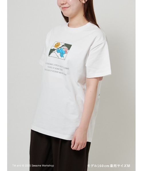 SESAME STREET(セサミストリート)の「【UNISEX】コミックアートTシャツ(Tシャツ/カットソー・レディース・イエロー/レッド/ブルー・MEDIUM/LARGE)」の6枚目の写真