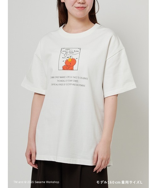 SESAME STREET(セサミストリート)の「【UNISEX】コミックアートTシャツ(Tシャツ/カットソー・レディース・イエロー/レッド/ブルー・MEDIUM/LARGE)」の8枚目の写真