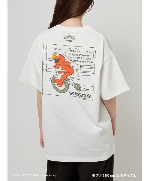 SESAME STREET(セサミストリート)の「【UNISEX】コミックアートTシャツ(Tシャツ/カットソー・レディース・イエロー/レッド/ブルー・MEDIUM/LARGE)」の10枚目の写真