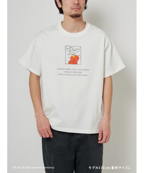 SESAME STREET(セサミストリート)の「【UNISEX】コミックアートTシャツ(Tシャツ/カットソー・レディース・イエロー/レッド/ブルー・MEDIUM/LARGE)」の11枚目の写真