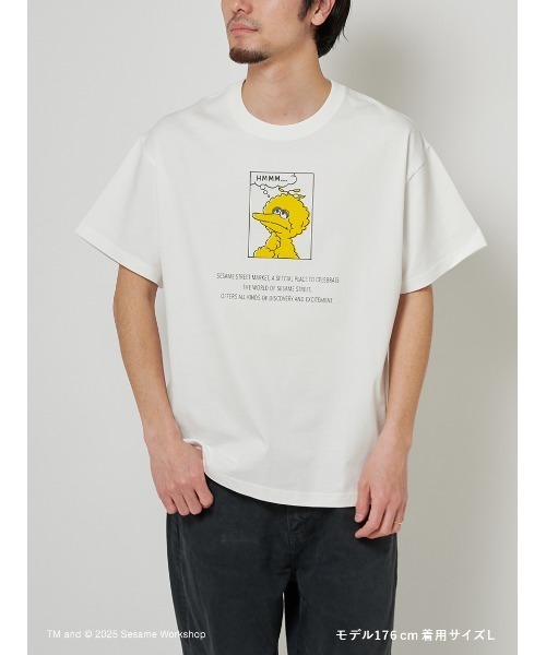 SESAME STREET(セサミストリート)の「【UNISEX】コミックアートTシャツ(Tシャツ/カットソー・レディース・イエロー/レッド/ブルー・MEDIUM/LARGE)」の12枚目の写真