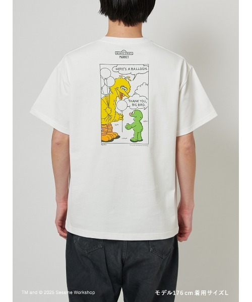 SESAME STREET(セサミストリート)の「【UNISEX】コミックアートTシャツ(Tシャツ/カットソー・レディース・イエロー/レッド/ブルー・MEDIUM/LARGE)」の14枚目の写真