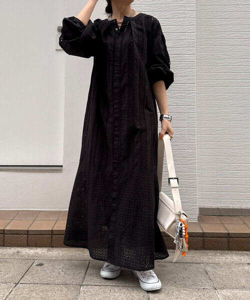 DouDou(ドゥドゥ)の「【リバイバルアイテム】レース2WAYワンピース(ワンピース・レディース・カーキ/ブラック/オフホワイト・FREE)」の11枚目の写真