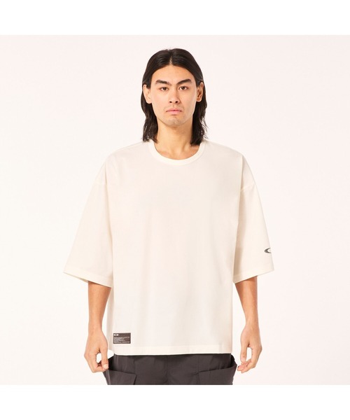 OAKLEY(オークリー)の「オークリ― FGL ELEMENT TEE 4.0 / Tシャツ / FGL アウトドア/吸汗速乾/UPF50+/OAKLEY(Tシャツ/カットソー・メンズ・ホワイト/ブラウン・M/L/S)」の2枚目の写真