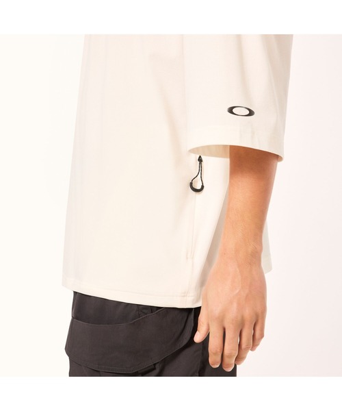OAKLEY(オークリー)の「オークリ― FGL ELEMENT TEE 4.0 / Tシャツ / FGL アウトドア/吸汗速乾/UPF50+/OAKLEY(Tシャツ/カットソー・メンズ・ホワイト/ブラウン・M/L/S)」の7枚目の写真