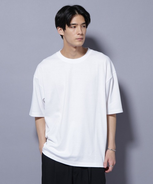 セール】Anti Soaked(R) 汗染み防止 クルーネック ビッグシルエットT