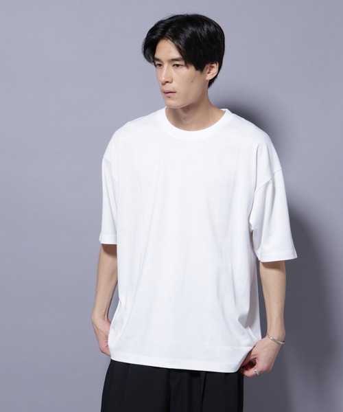 セール】Anti Soaked(R) 汗染み防止 クルーネック ビッグシルエットT