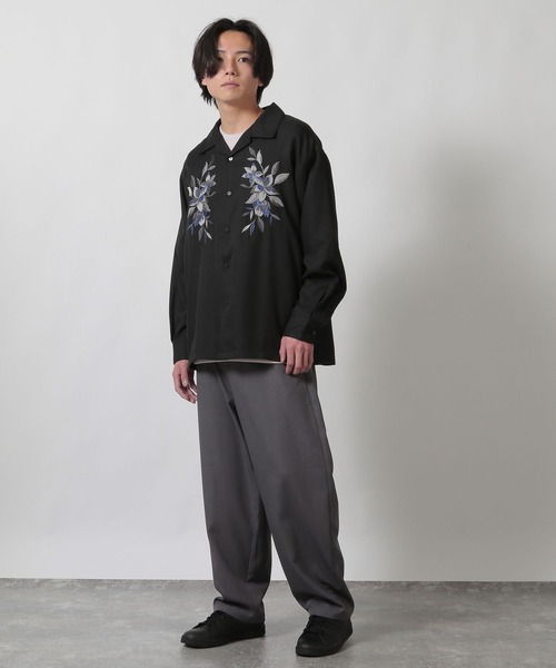LAKOLE(ラコレ)の「【セットアップ可】ツイルバレルレッグパンツ/284452(その他パンツ・メンズ・ブラック/グレー/キャメル・MEDIUM/LARGE)」の11枚目の写真