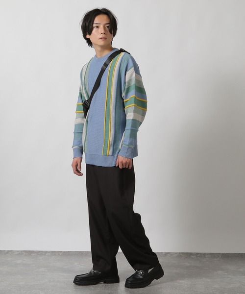 LAKOLE(ラコレ)の「【セットアップ可】ツイルバレルレッグパンツ/284452(その他パンツ・メンズ・ブラック/グレー/キャメル・MEDIUM/LARGE)」の5枚目の写真