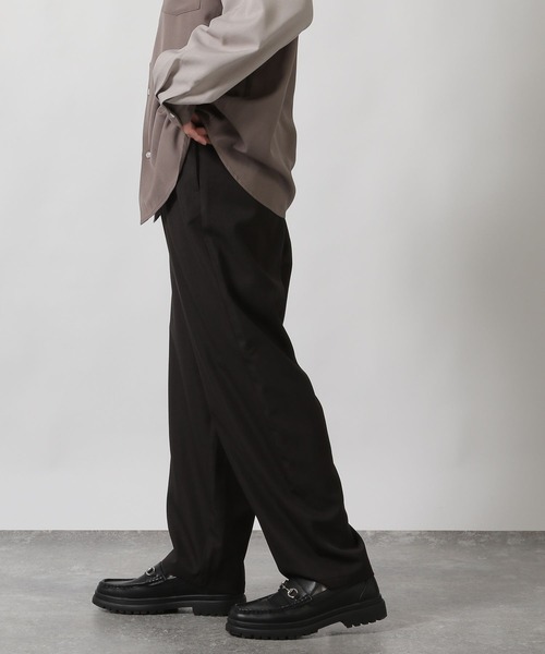 LAKOLE(ラコレ)の「【セットアップ可】ツイルバレルレッグパンツ/284452(その他パンツ・メンズ・ブラック/グレー/キャメル・MEDIUM/LARGE)」の9枚目の写真