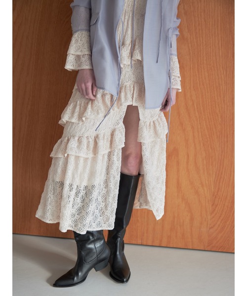 etre loin（エトルワン）の「Hoodie race dress（ワンピース・レディース・ブラック/アイボリー/ピンク・M）」の13枚目の写真