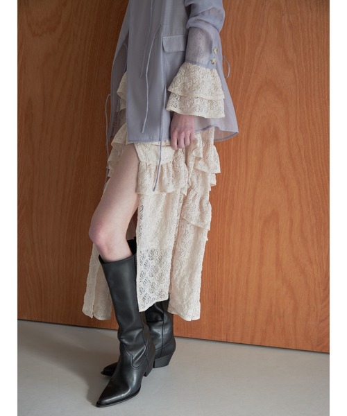 etre loin（エトルワン）の「Hoodie race dress（ワンピース・レディース・ブラック/アイボリー/ピンク・M）」の14枚目の写真