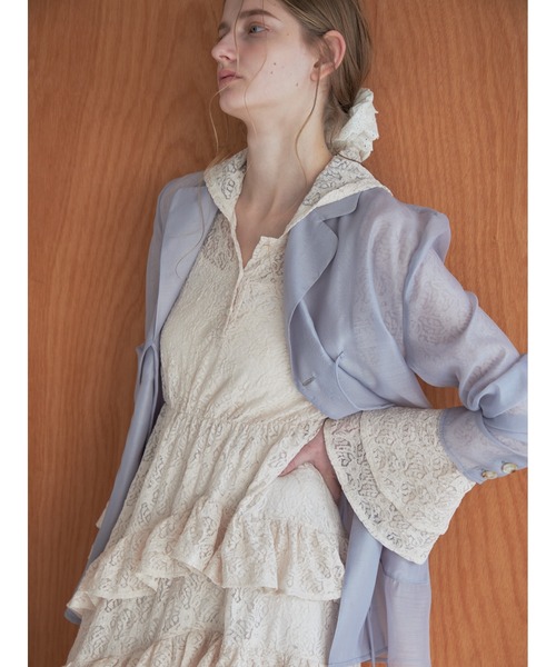 etre loin（エトルワン）の「Hoodie race dress（ワンピース・レディース・ブラック/アイボリー/ピンク・M）」の17枚目の写真