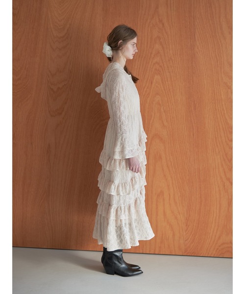 etre loin（エトルワン）の「Hoodie race dress（ワンピース・レディース・ブラック/アイボリー/ピンク・M）」の20枚目の写真