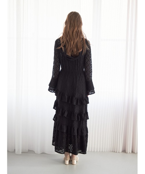 etre loin(エトルワン)の「Hoodie race dress(ワンピース・レディース・ブラック/アイボリー/ピンク・M)」の22枚目の写真