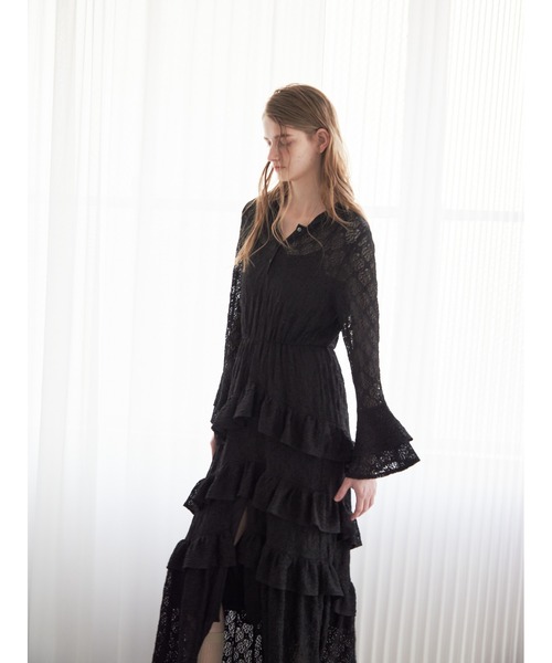 etre loin（エトルワン）の「Hoodie race dress（ワンピース・レディース・ブラック/アイボリー/ピンク・M）」の21枚目の写真