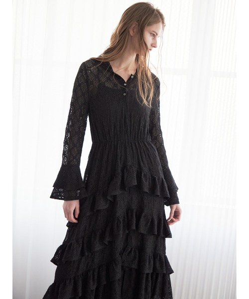 etre loin（エトルワン）の「Hoodie race dress（ワンピース・レディース・ブラック/アイボリー/ピンク・M）」の22枚目の写真