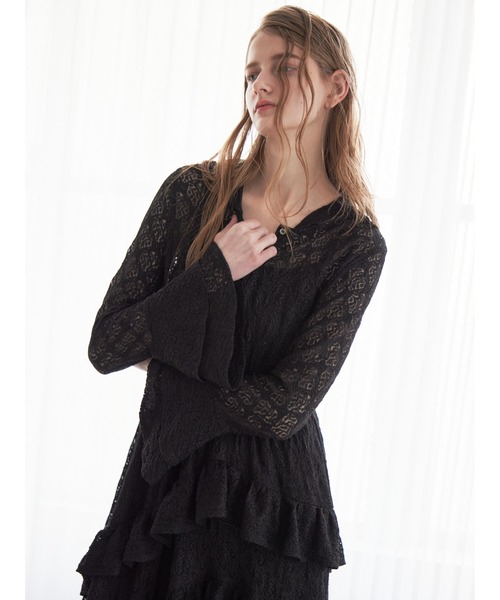 etre loin(エトルワン)の「Hoodie race dress(ワンピース・レディース・ブラック/アイボリー/ピンク・M)」の18枚目の写真