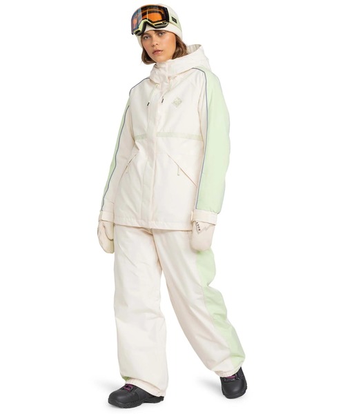 ROXY(ロキシー)の「HIGHRIDGE HOODIE JK /ロキシーレトロデザインスキースノーボードジャケット(マウンテンパーカー・レディース・ホワイト/ネイビー・LARGE/X-SMALL/SMALL/MEDIUM)」の11枚目の写真