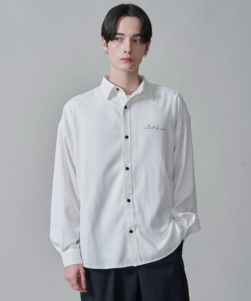 セール】BROWNY/アムンゼンワンポイントBIGロングスリーブシャツ