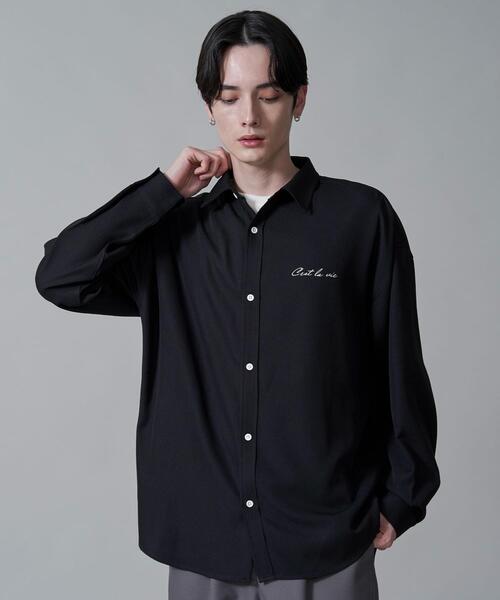 セール】BROWNY/アムンゼンワンポイントBIGロングスリーブシャツ