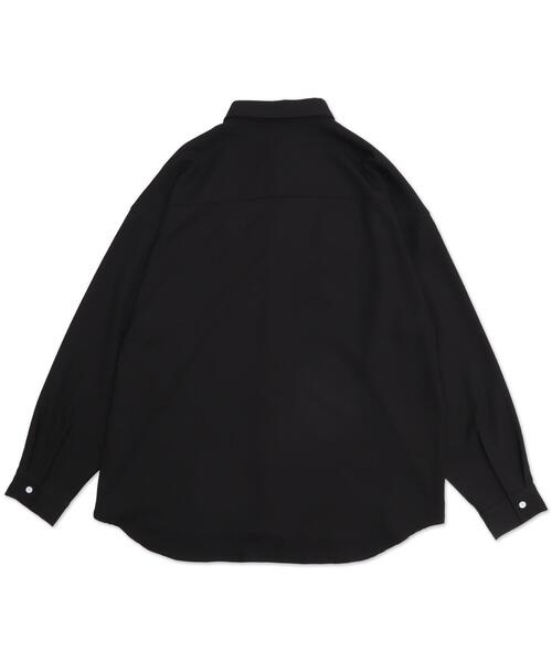 BROWNY（ブラウニー）の「BROWNY/アムンゼンワンポイントBIGロングスリーブシャツ（シャツ/ブラウス・メンズ・ホワイト/ブラック・MEDIUM/LARGE）」の6枚目の写真
