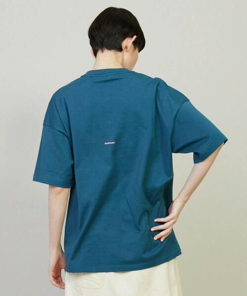 FRAPBOIS（フラボア）の「テイストT（Tシャツ/カットソー・レディース・ブルー/ホワイト/イエロー・1/2）」の5枚目の写真