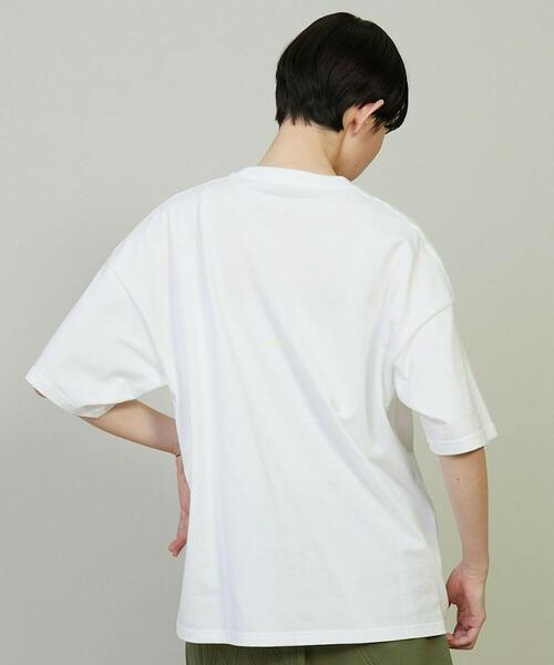 FRAPBOIS（フラボア）の「テイストT（Tシャツ/カットソー・レディース・ブルー/ホワイト/イエロー・1/2）」の14枚目の写真