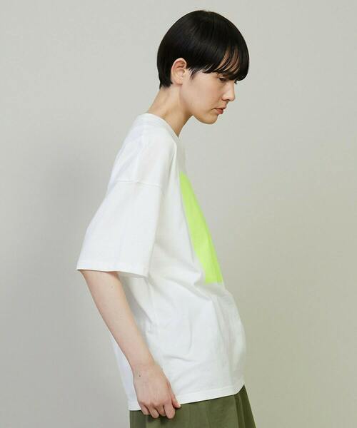 FRAPBOIS（フラボア）の「テイストT（Tシャツ/カットソー・レディース・ブルー/ホワイト/イエロー・1/2）」の15枚目の写真