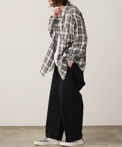 ROOPTOKYO（ループトウキョウ）の「ワイドバルーンクロップドチノ（チノパンツ・メンズ・ブラック/ライトベージュ/カーキ・マルチサイズ）」の11枚目の写真