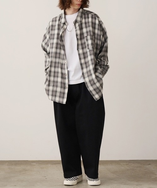 ROOPTOKYO（ループトウキョウ）の「ワイドバルーンクロップドチノ（チノパンツ・メンズ・ブラック/ライトベージュ/カーキ・マルチサイズ）」の10枚目の写真