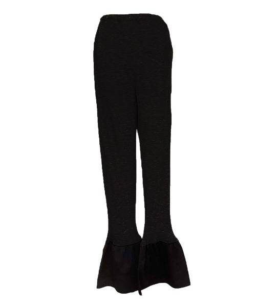 HONEY MI HONEY（ハニーミーハニー）の「sheer rib frill flare pants（その他パンツ・レディース・ホワイト/ブラック/ベージュ・FREE）」の16枚目の写真