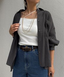 Jena espace merveilleux | 【新色登場】【ドライタッチシャツ】バックカーブシャーリングシャツ(シャツ/ブラウス)