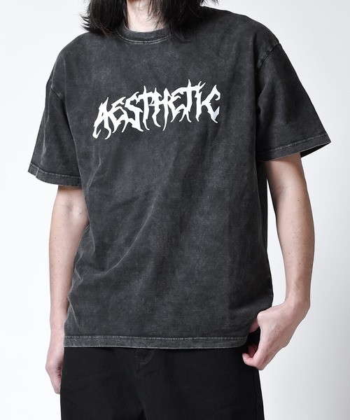 JOHNNY WOLF(ジョニーウルフ)の「SHAMSHEL バックプリント オーバーサイズ Tシャツ(Tシャツ/カットソー・メンズ・ブラック/パープル/ピンク・M/L/XL)」の4枚目の写真