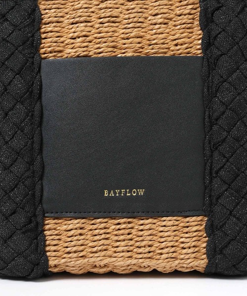 BAYFLOW(ベイフロー)の「ブレードハンドルPPトート(トートバッグ・レディース・ライトブラウン/ナチュラル・FREE)」の14枚目の写真