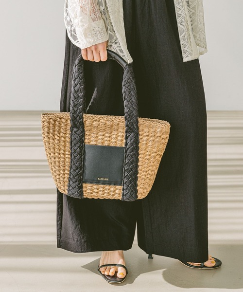 BAYFLOW(ベイフロー)の「ブレードハンドルPPトート(トートバッグ・レディース・ライトブラウン/ナチュラル・FREE)」の16枚目の写真