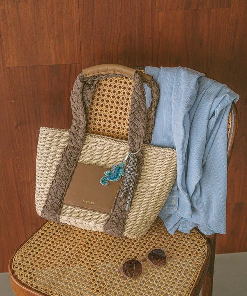 BAYFLOW(ベイフロー)の「ブレードハンドルPPトート(トートバッグ・レディース・ライトブラウン/ナチュラル・FREE)」の20枚目の写真