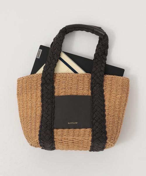 BAYFLOW(ベイフロー)の「ブレードハンドルPPトート(トートバッグ・レディース・ライトブラウン/ナチュラル・FREE)」の21枚目の写真